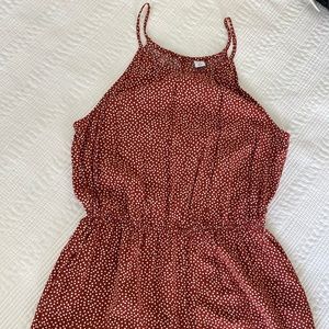 Like new - size M - burnt orange romper